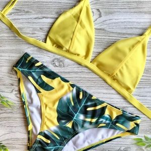 🍀Brand new yellow bikinis super cute 💫